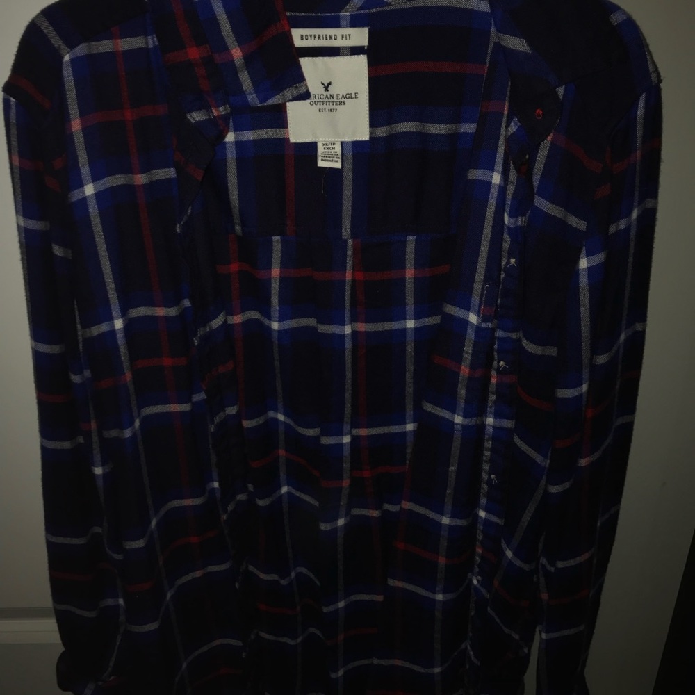 American Eagle Boyfriend Soft Flannel